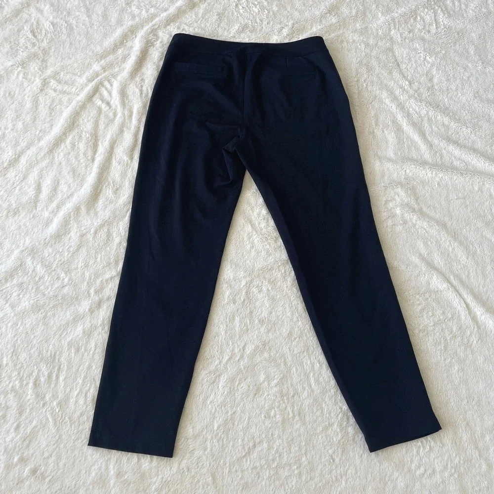 American Giant Black Ponte Pant Straight Leg Trousers Made in USA Size 12 - Picture 3 of 11